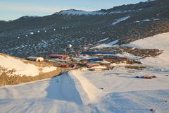 Bygninger, fjell, is.