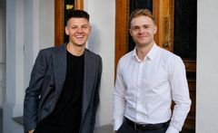 Gründerne Emil Thowsen Harloff og Jonas Tillung Fredriksen.