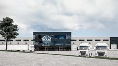 Slik kan MANs topp moderne hovedanlegg i Bølerveien 44 – strategisk plassert langs E6 i det nordlige Oslo – komme til å se ut.