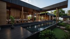 Et av selskapets første prosjekter var et resortkonsept utviklet for Asia, med nærvær og samspillet med naturens ulike krefter som sentrale elementer. Et eksempel på dette er hvordan de kraftige tropiske regnskyllene ble løftet frem som en del av opplevelsen ved bassengområdene.