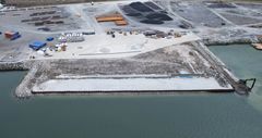 Forurensede masser fra utdypingen er trygt deponert og området er gjort om til byggegrunn for dypvannskaia.