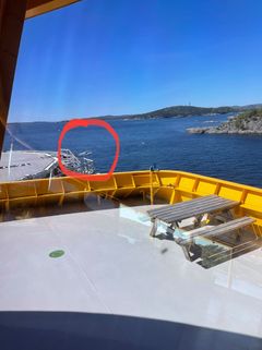 Farlig nær: Loser langs hele kysten ser ofte fritidsbåter som beveger seg farlig nær store næringsfartøy. Bildet er tatt av statslos Hans-Alexander Nesse i Skagerrak losoldermannskap.