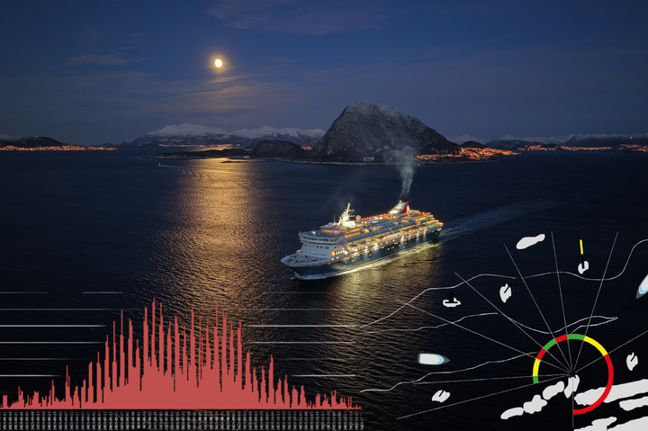 Vintercruise: MS Balmoral ble første cruiseanløp i Ålesund etter nyttår. (3. januar)
