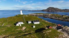 Fruholmen fyrstasjon.