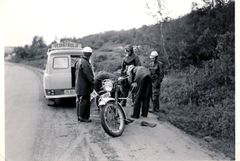 Bremser testes på Dovrefjell 1964 Foto - NAF
