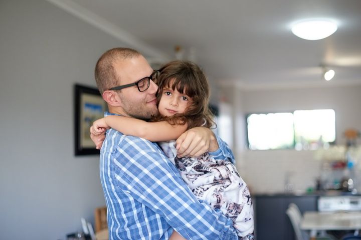 Bilde av far og datter.