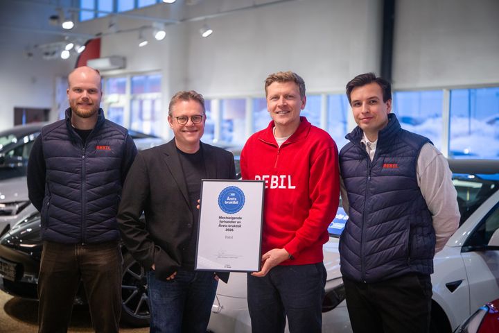 Rebil er Mestselgende forhandler av Årets bruktbil på FINN.