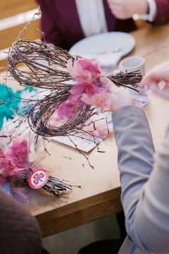 Fastelavnsris kan også lages med hjerteform