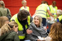Sanitetskvinner i Larvik, illustrasjon av omsorgsberedskap