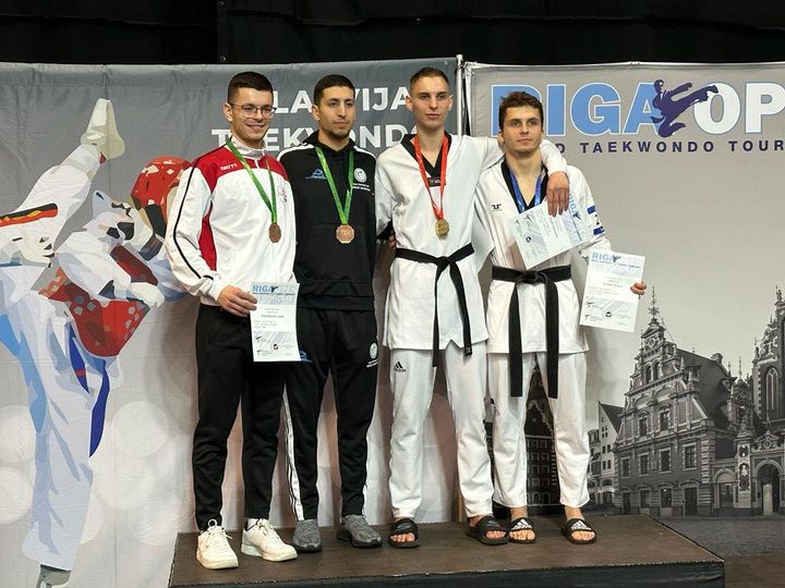 Sebastian Thune fra Grorud Taekwondo Klubb og fulltidslandslaget vant gull i Riga Open.