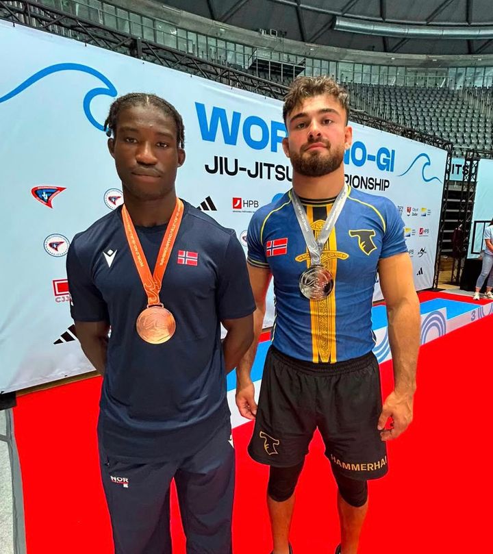 Davis Asare med VM-bronse og Armin Douzali med VM-sølv i Kroatia.