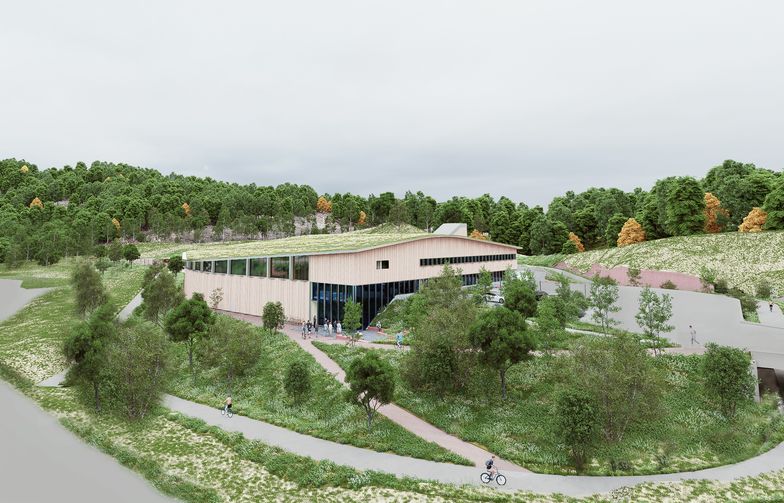 Betonmast bygger nullutslippsanlegg for Ragn-Sells i Drammen.