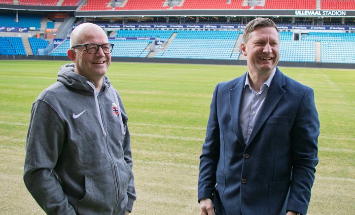 Karl-Petter Løken, NFF og Amund Tøftum, AF Gruppen