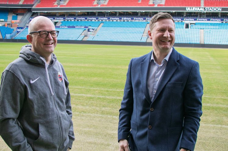 Karl-Petter Løken, NFF og Amund Tøftum, AF Gruppen