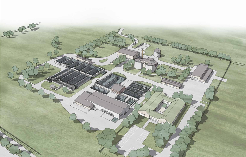 Ill. Sjöviksverket i Trelleborg bygges ut for å møte framtidige kapasitetsbehov og strengere miljøkrav.