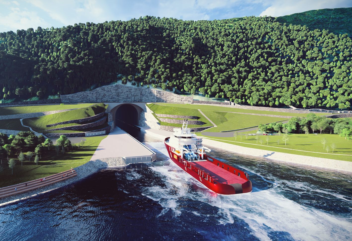 AF Gruppen skal bygge Stad skipstunnel på oppdrag av Kystverket