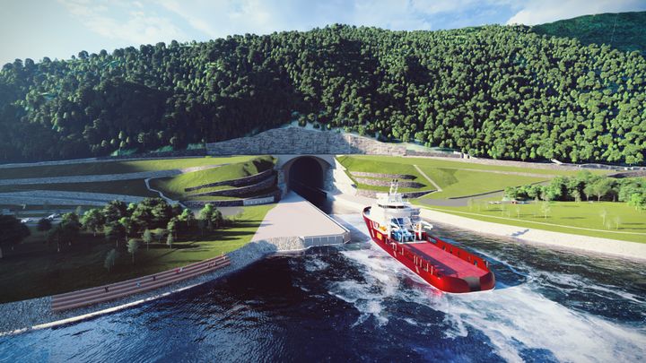 AF Gruppen skal bygge Stad skipstunnel på oppdrag av Kystverket