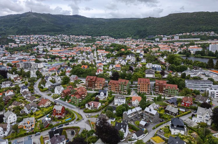 LAB Entreprenør skal bygge 88 leiligheter på Wergeland i Bergen.