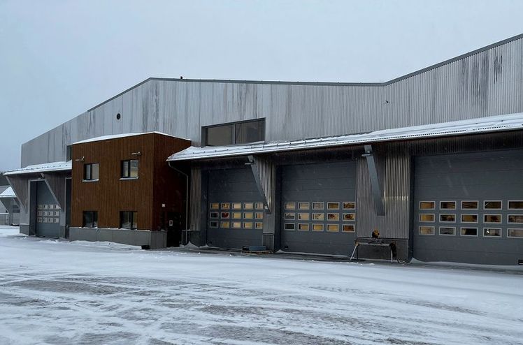 Illustrasjonsbilde: Flerbrukshall i Porsangmoen leir. Det er lignende flerbrukshaller som skal etableres på Setermoen leir.