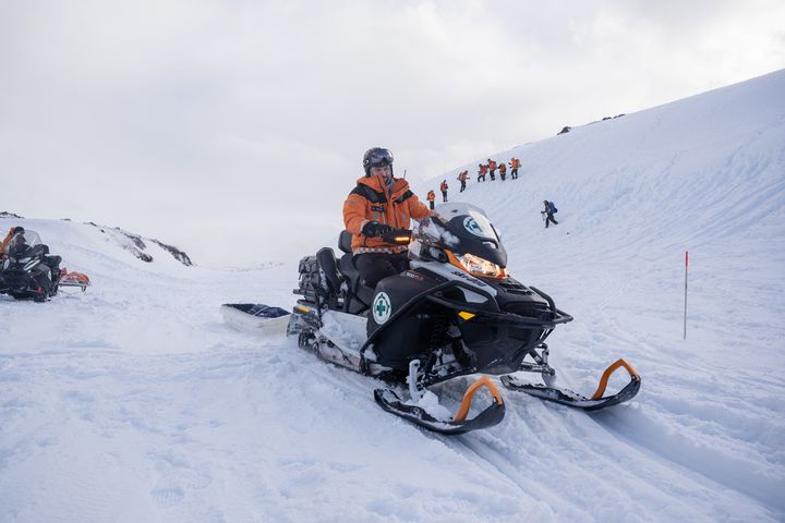 Norsk Folkehjelp i aksjon i påskefjellet