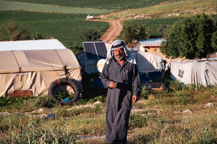 Abu Saqqa og hans bondegård på vestbredden