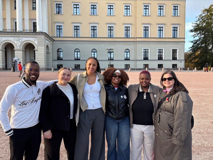 Fra venstre: Aluyolo Mbeki, Sarah Taif, Kristin Mansaray, Khumo Kula, Nosicelo Ngomana, Nicole Becerra Vivanco
