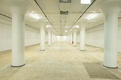 SLIK SER DET UT NÅ: Ekeberganlegget består av 48 fjellhaller fordelt på to etasjer – halvparten av fjellhallene har søyler, mens halvparten er søylefrie.