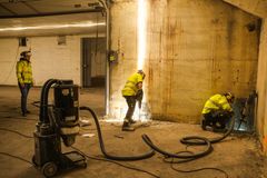 BETONG: En omfattende betongrehabilitering var nødvendig for at Ekeberghallene skulle oppgraderes til moderne standard.