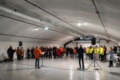 MEKTIGE FJELLHALLER: Hver fjellhall i Ekeberganlegget er på mellom 600 og 700 kvadratmeter.