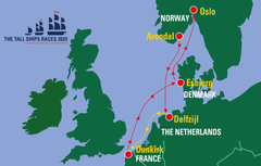 Rute for Tall Ship Race 2029