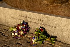 HEDRER MOTSTANDKAMP: Tirsdag ble monumentet Coastwatchers avduket på Normandieplassen i Oslo havn av prinsesse Anne og utenriksminister Espen Barth Eide. Skulpturen, som er laget av kunstner Håkon Anton Fagerås, hedrer norske og britiske agenters innsats i motstandskampen under den tyske okkupasjonen av Norge.Hans Kristian Riise/Oslo Havn