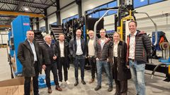 Fra venstre; Kristian Strømmen, Siva, Håvard Belboe, styrelder Orkel, Per Henrik Haugan, Siva, Steinar Jørstad, Siva, Tom Erik Thorsø, Siva, Erlend Gjønnes, Orkel, Ninni Roll Heirung, Siva og Gjermund Kambestad, Orkel