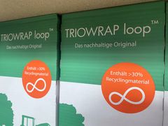 ØKER: Stadig mer av rundballeplasten Felleskjøpet forhandler fra Trioworld er av Loop-typen.