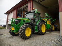 POPULÆR: John Deere 6R 150 ble den mest registrerte enkeltmodellen i fjor.