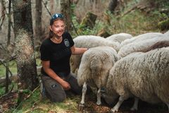 Ambjørg Skibdalen driver Skibdalen Gard i Telemark, sammen med mannen Tommy. Tommy jobber offshore deler av året. Da er Ambjørg alene om drifta og de to barna. Hun er oppvokst på gård, har agronomutdanning og bachelor i husdyrvitenskap fra NMBU og har også bakgrunn som avløser.