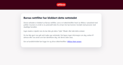 Barnas nettfilter er nå tilgjengelig for alle med bredbånd fra Altibox. Filteret er laget i samarbeid med politiet og blokkerer nettsider med potensiell risiko for at barn kan komme i kontakt med voksne med skadelige hensikter.