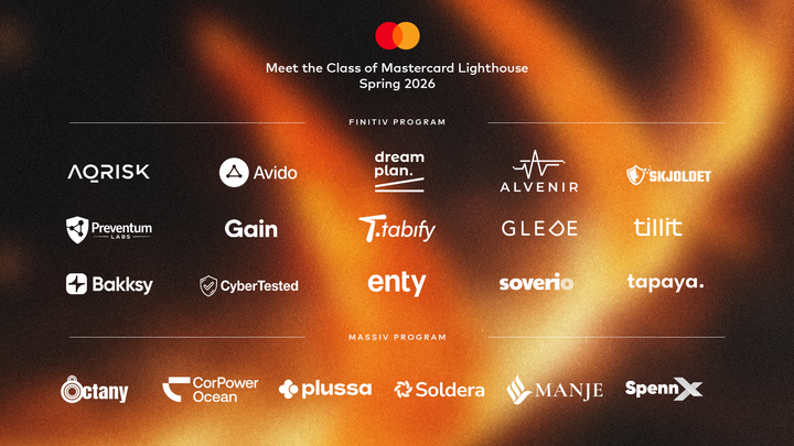Totalt seks norske selskaper er valgt ut til Mastercard Lighthouse våren 2026.