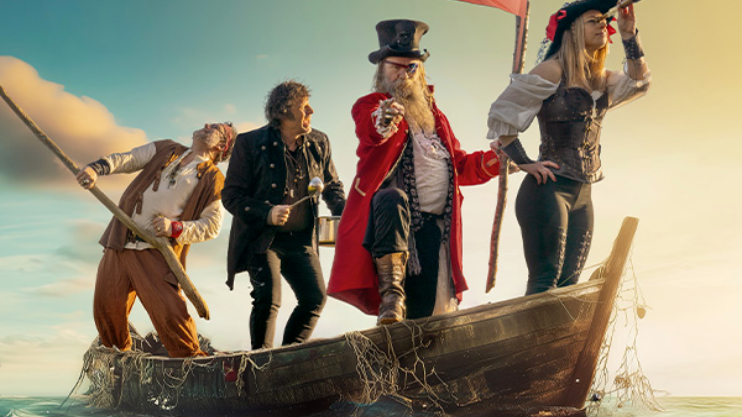 Kaptein Rødskjegg og Sjørøverne tilbake hos Universal Music og United Stage