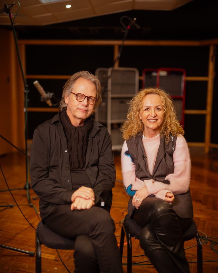 Rolf Løvland og Fionnuala Sherry i Lyndhurst Hall/AIR Studios