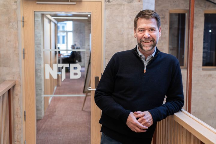 – Jeg gleder meg enormt til å navigere sammen med NTBs dyktige kommersielle team gjennom et mediemarked i kontinuerlig endring, sier Joakim Nilsson, som er ny kommersiell direktør i NTB. Foto: Tor Richardsen / NTB Oppdrag