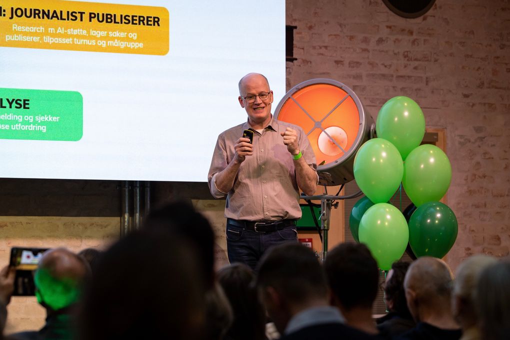 Det blir gjensyn med Rune Ytreberg på KI- og mediedagen 2026. Ytreberg er dataredaktør i iTromsø, en av pionerene innen bruk av kunstig intelligens i journalistikken. Foto: Alf Simensen / NTB Kommunikasjon