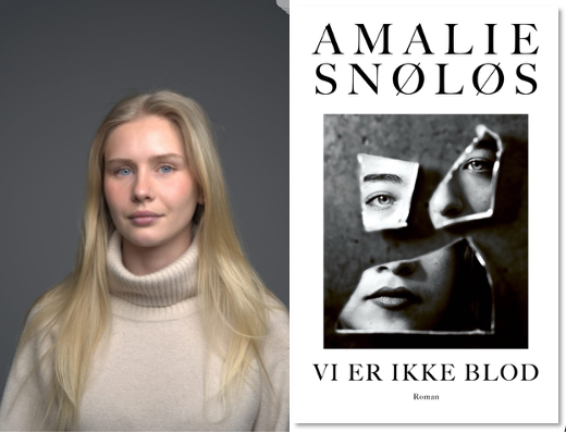 Amalie Snøløs og hennes debutroman "Vi er ikke blod".