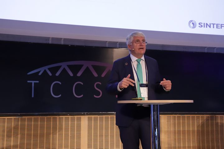 Nils Røkke ønsker velkommen til den tolvte TCCS-konferansen