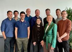 Oppstartsmøte i CliVa. Fra venstre: Ola Njå Bertelsen (Wenn Property), Viktor Varan (Aider), Luis Caetano (SINTEF), Arne Eirik Nielsen (Wenn Property), Helge Andersen (Polygon), Alessia Bellini (Construction City Cluster), Jørn-Emil Gaarder (SINTEF), Benedicte Økland (Wenn Property), Christopher Christensen (Sykehusbygg) og Niklas Pedersen (Construction City Cluster). Foto: Wenn Property