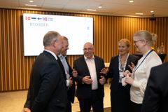Toppsjefene i SINTEF (Norge), Rise (Sverige), VTT (FInland), Metrosert (Estland) og DTI (Danmark) lanserte en ny forsvarsforskningsallianse, RTO4DEF, 9. juni 2026 i Brussel.