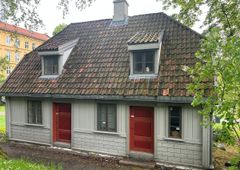 Gamle, verneverdige bygg er ofte sårbare for brann. Bøddelboligen på Galgeberg i Oslo er fredet av Riksantikvaren. Foto: Ida Rambæk