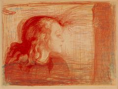 Edvard Munch, Det syke barn I, 1896. Reitan Family Collection