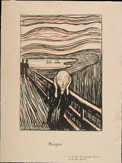 Edvard Munch, Skrik, 1895. Reitan Family Collection