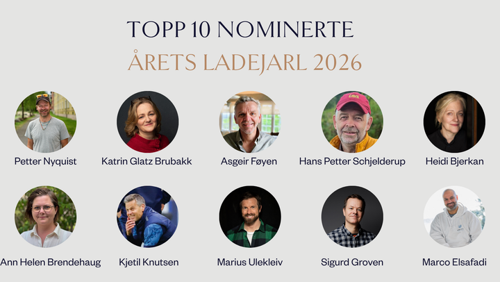 Topp ti 2026 - Årets Ladejarl