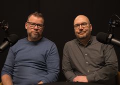 Vil nyansere skjermdebatten: Simen Spurkland, lærer ved Dønski videregående skole, og Øistein Anmarkrud, professor i spesialpedagogikk ved Universitetet i Oslo.